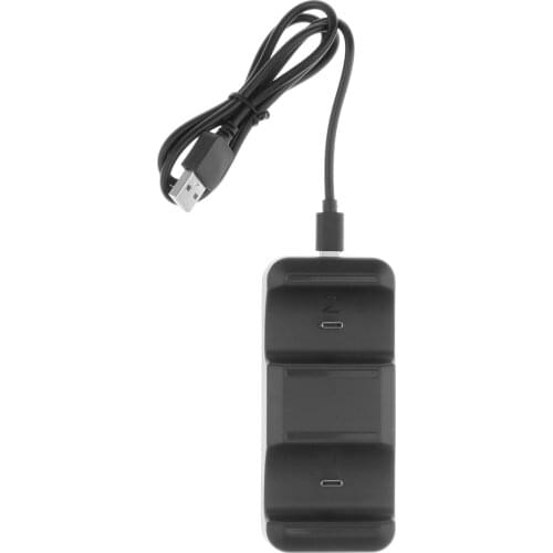 Wireless Dual Controller Charging Station for 5 PS5 Controllers