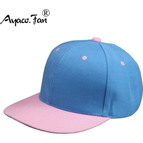 Women Men Baseball Cap Patchwork Cotton Flat Brim Snapback Unisex Cute Sunhat Outdoor Sports Hip Hop Baseball Hats Casquette