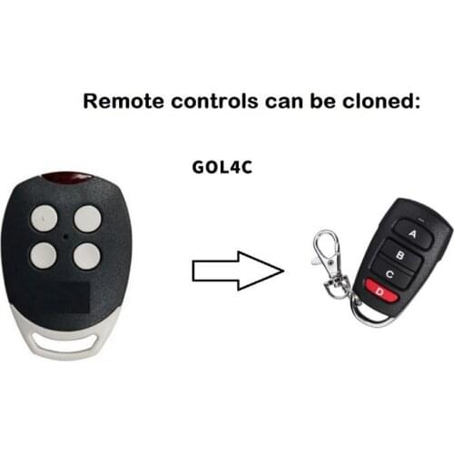 For GOL4C fixed code 433.92mhz handheld transmitter garage door opener