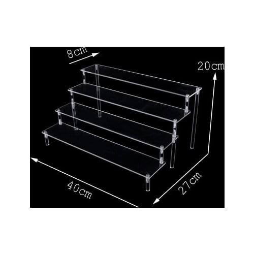 Action Figure Display Stand Toy Model Display Stand Decoration Put Doll Doll Hand Handle Trapezoidal Shelf Box Accessories