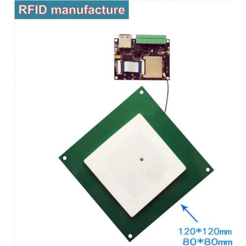 IPEX SMA connector 5dBi ceramic 840-960mhz circular polarization long rang uhf rfid antenna used for car access control