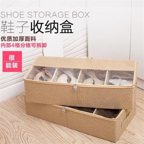 Combination Shoes Storage Box Household Boot Storage Box Foldable Transparent Shoes Dust Proof Storage box Shoes Finishing Box