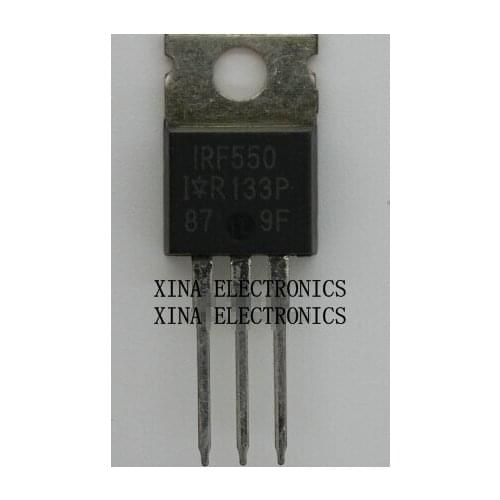 IRF550PBF IRF550 F550 100V/40A TO-220 ROHS ORIGINAL 10PCS/lot Free Shipping Electronics composition kit