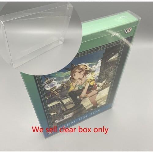 Clear transparent box For Atelier Ryza 2 for Ryza 2 Limited Edition Collection Display storage Box PET Protector