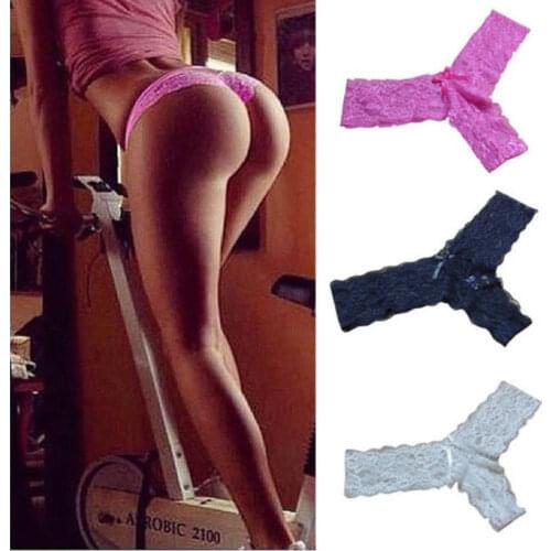 1/ 2pcs Lace G-String Underwear Panties for Women Sexy Black T-back Briefs Lingerie Knickers G String Thongs