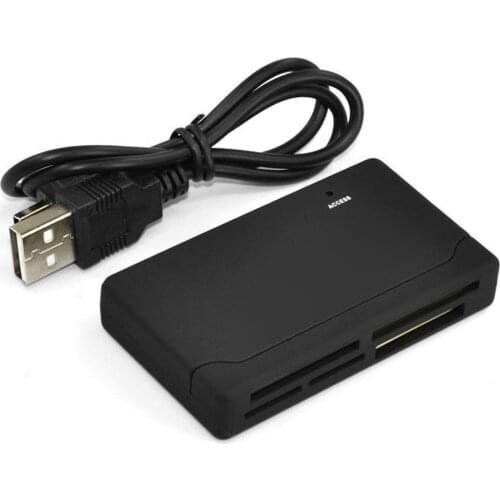 All In One Card Reader USB 2.0 Memory Card Reader USB External Adapter Support TF CF SD Mini SD SDHC M2 MMC MS XD