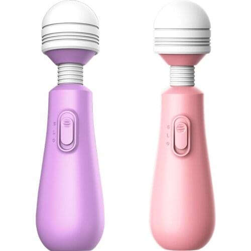 360 Degree Rotating Vibrator Female AV Stick Portable Vibration Massager Women Masturbation Adult Sex Toys Magic Wand Vibrator