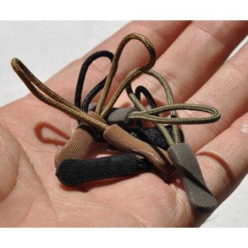 Zipper Pull Puller End Fit Rope Tag Fixer Zip Cord Tab Replacement Clip slider Buckle Travel Bag Suitcase Clothes Tent Backpack