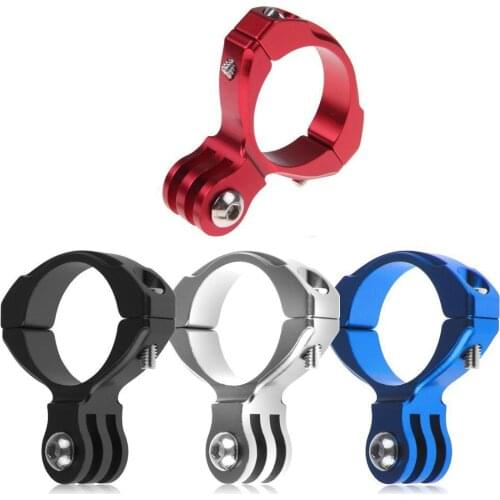 1 pcs Bike Cycle Aluminum Handlebar Bar Clamp Mount for Gopro Hero 1/2/3/3+ Camera Mount Holder Random Color