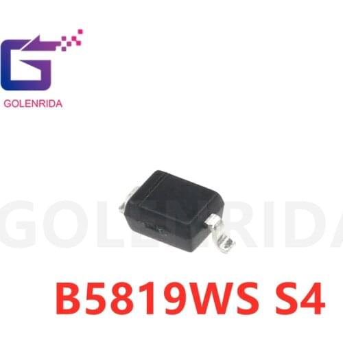 100pcs 0805 S4 B5819WS smd diodes IN5819 SOD-323