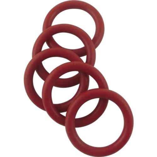 100pcs 1.9mm Thickness Red Silicon O Ring Seal Gasket 39/40/41/42/44/45/46/47/48/49/50mm Outside Diameter VMQ O Rings Seals