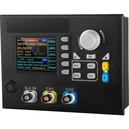 15MHZ Signal Generator Counter Embeddable Dual-Channel Function, High Precision DDS Arbitrary Waveform Generator Frequency Meter