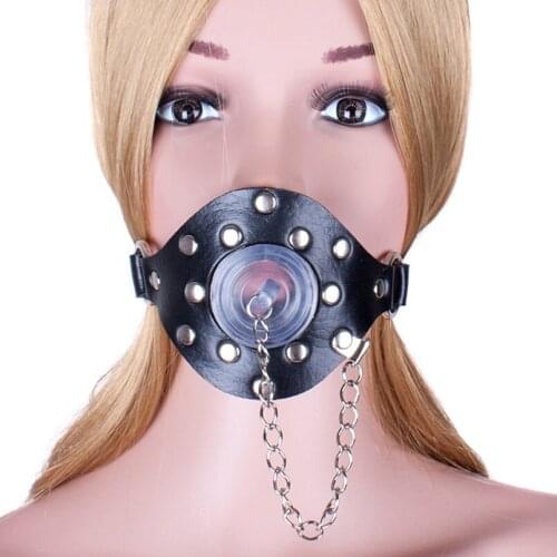 39mm Ring Gag Open Mouth Gag PU Leather Bondage Restraint Oral Gag Adult Games Exotic Slave BDSM Sex Toys for Couples Women