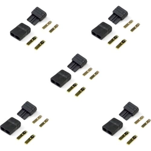 5Pairs 10PCS TRX Plug RC Connector Male & Female For RC Battery RC Quadcopter FPV Racing Drone Lipo Battery