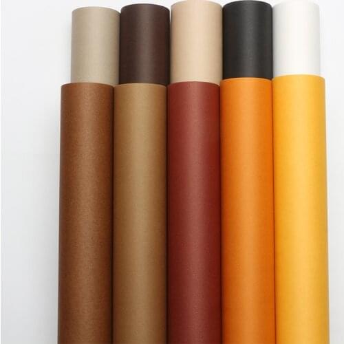 60X6Yards Roll Solid Color Vellum Kraft Paper Flower Packaging Paper Pink Bouquet DIY Material Art Vintage Black Wrapping Paper