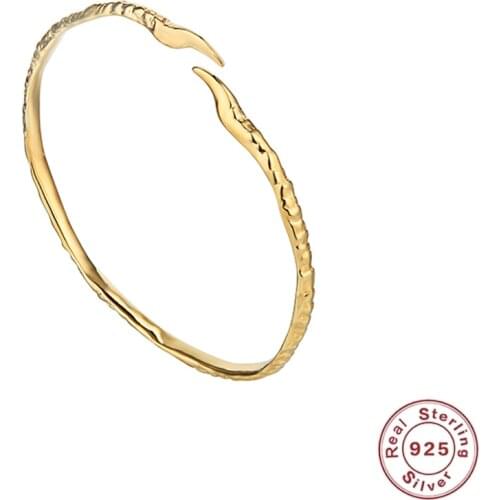 925 Sterling Silver Bracelet for Women Classic Charm 18K Gold Plated Jewelry Bangle Exquisite Birthday Gifts Enamel Jewelry