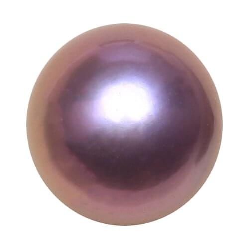 BaroqueOnly Natural Freshwater Edison pearl bead round Pearl purple color High Quality For DIY Making ring necklace BZZJ