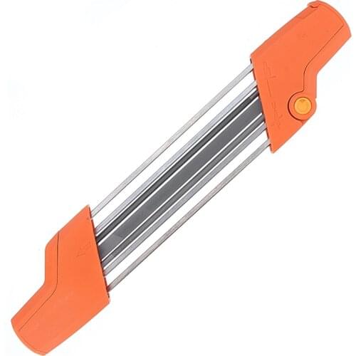 2 In 1 Easy File Chainsaw Chain Sharpener 3/8 P Fast Saw Teeth Set Sharpening 4.0mm With 2pcs 5/32 Inch Files Chain Sharpener