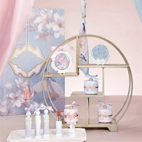 Flower Know Flower God Magnolia Gift Box Makeup Set Lipstick Blush Air Cushion Powder Gift