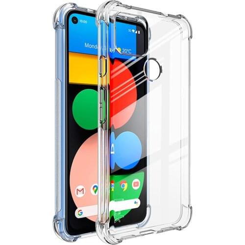 For Google Pixel 5A 5G 5 XL 4A 5G 4XL Clear Soft TPU Silicone Shockproof Protective Case Cover For Goolge Pixel 4XL 4A Funda