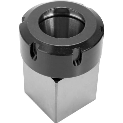 ER40 Square Collet Chuck Block Holder CNC Tool Hard Steel For Lathe Engraving Machine Hole Drilling 60/90/120 degrees