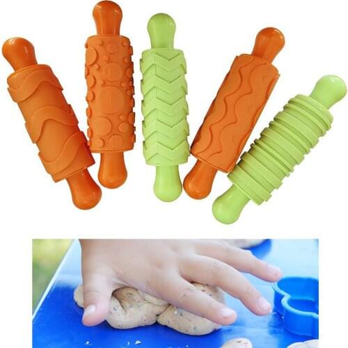 DIY Clay Handmade Accessories Tools Supplies Roller Pattern Tools Roller for Children Clay Play Tool