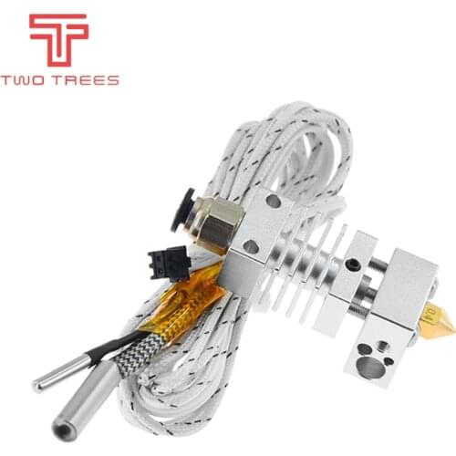 Hotend Extruder Kit Long Distance V6 Extrusion 12V/24V 50W J-Head Heat Break Throat 1.75mm for Ender 3 CR10 CR-10S Printer