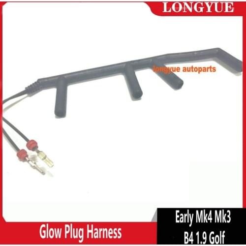 Longyue 028971766 1.9L L4 Glow Plug Harness ( 2-Wire) for Early Mk4 Mk3 B4 1.9 Golf TDI ALH AHU 1Z