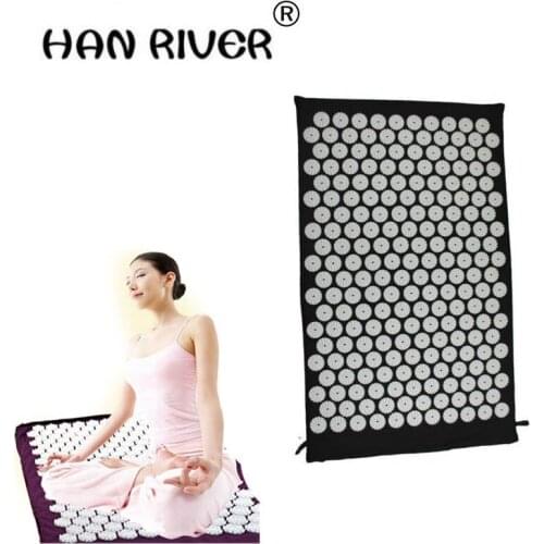 HANRIVER High quality Massager cushion for shakti acupressure acupuncture mat yoga mata 43*73cm/Piece hot selling