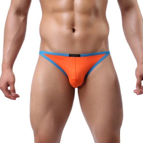 Mens Underwear Male Solid Briefs Low Waist Underpants for Men Brief Nylon Panties Mens Bikini Pantes Men Sexy Slip Hombre