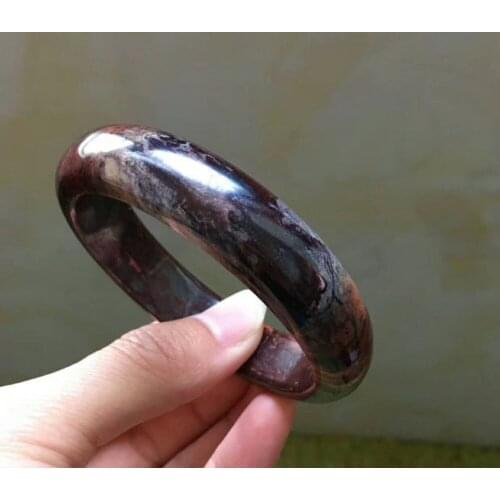 Genuine Natural Royal Rare Sugilite Gems Stone Women Bangle AAAA Inner Diameter 60mm