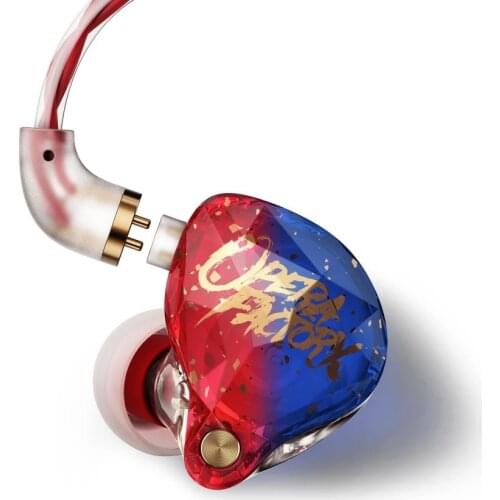 OperaFactory OS1 In-ear Monitor 10MM Graphene Diaphragm Dynamic Earphone HIFI Bass Pop Headset Earbud Headplug With 5N OFC Cable