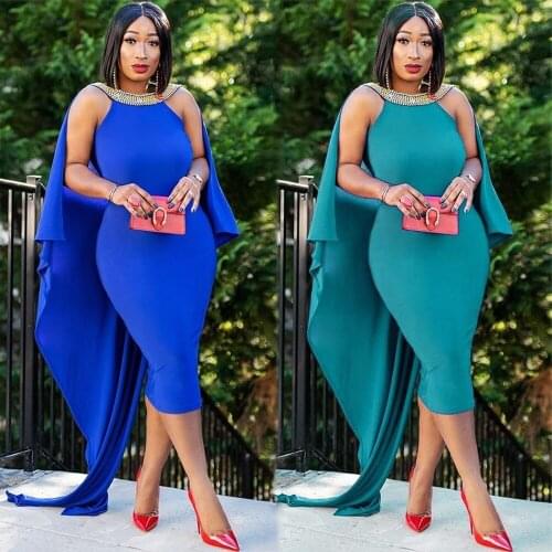 New sexy backless dress adult female sleeveless tail pearl evening dress sequin sexy party nightclub dinner evening dress