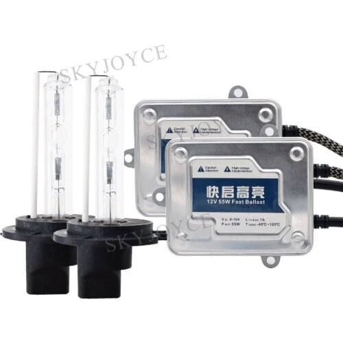 Premium 55W Bulb H7 HID Conversion Kit AC 55W Fast Bright HID Ballast 6000K Bulb H1 H3 H7 H11 9005 9006 Auto Headlight Kit 55W
