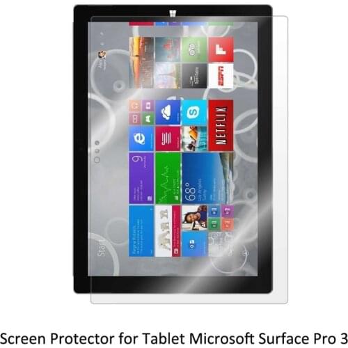 Clear LCD PET Film Anti-Scratch/ Anti-Bubble / Touch Responsive Screen Protector for Tablet Microsoft Surface Pro 3