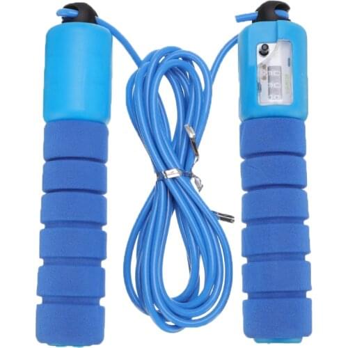 Jump Ropes with Counter Professional Adjustable Fast Speed Counting Sports Fitness Tool Sponge Jump Skip Rope Weight Lose New