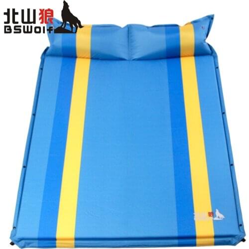 Upgrade pattern!Automatically inflatable cushion pad moisture widening thicker mattress double mattress camping pad