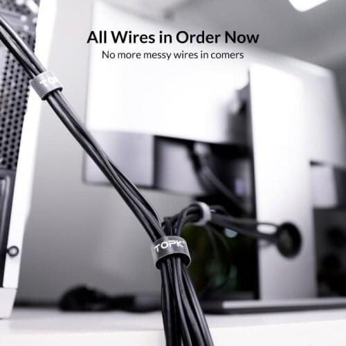 USB Cable Winder Cable Organizer Ties Mouse Wire Earphone Holder Line Cord Free Cut Winder Cable Fastening Storage Cable Data