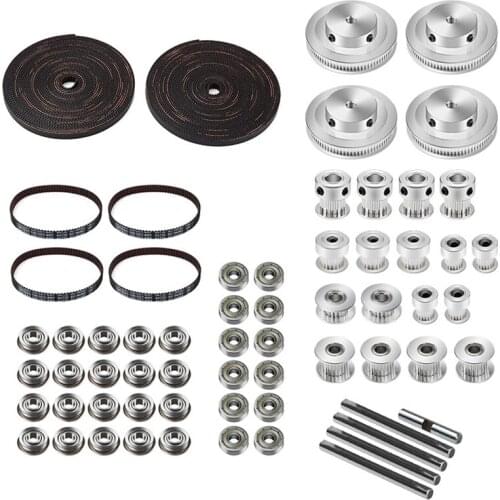 VORON 2.4 Set GT2 LL-2GT RF Open Timing Belt 2GT 16T 80T 20T Tooth Pulley 188-2GT Shaft Bearing 625 F695 2RS Motion Parts
