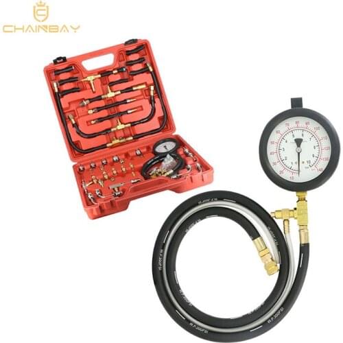 High quality TU-443 Deluxe Manometer Fuel Pressure Gauge Engine Testing Kit Fuel Injection Pump Tester