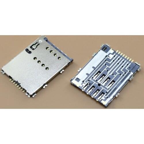 YuXi For Samsung Galaxy Tab 2 10.1 P5100 W999 S5750E P7500 I8530 P6800 S5250 P7100 Sim Card Reader Holder Tray Slot Connector