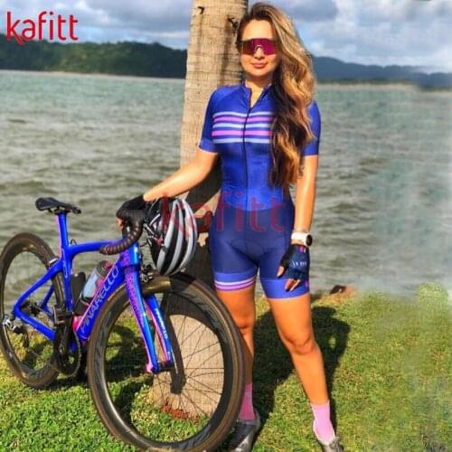 Kafeite Ladies Short-sleeved Cycling Wear Suit Summer Cycling Wear Quick-drying Mountain Bike Suit Coveralls Sweatshirt