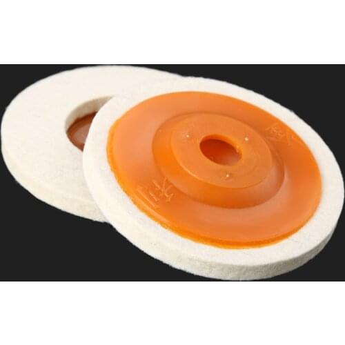 1pc 4 Inch Angle Grinder Wheel Disc Polishing Buffing Pad 100mm Wool Polishing Wheel Buffing Pads for Metal Marble Glass