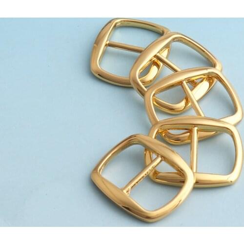 10pcs 10mm Gold Mini Adjuster Buckle Shoe Buckles Tri Bar Buckles Strap Buckles Adjuster Slider Handbag Hardware Shoe Making Acc