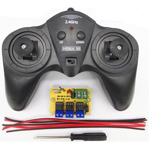 6CH High Power 2.4G Wireless Remote Control Receiver Set For Toy Car Model Boat Model DIY 6-15V 12V