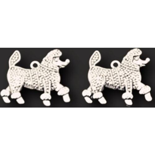 8pcs Silver Plated Lovely Sheep Alloy Pendants Retro Bracelet Necklace Accessories DIY Charms For Jewelry Crafts Making 27*26mm