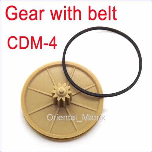 Free Shipping CDM4 CDM-4 Gear with belt Replacement For Philips Marantz