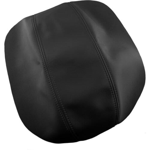 Black Car Microfiber Leather Console Center Armrest Box Lid Cover Accessories Fit For Volvo S80 1999-2002 2003 2004 2005 2006