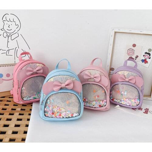 PU Childrens Leather School Bags Kids Student Backpacks Fashion Toddler Kindergarten Book Bags Cute Backpack for Baby Girls Boy
