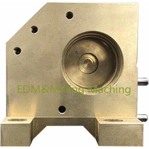 CNC Wire EDM Machine M459 X177B713H02 Lower Machine Head Roller Copper Seat 70*98*98mm For CNC DWC-HA, H1, C, CR, CA